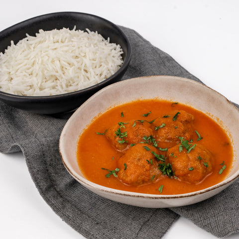 albóndigas de res con arroz