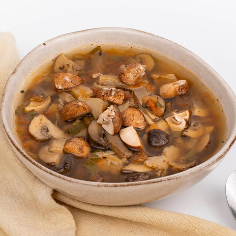 caldo de hongos