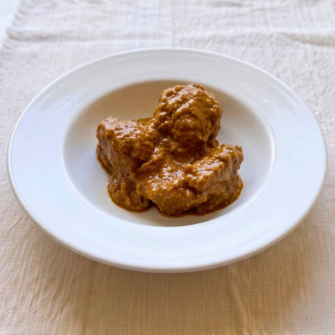 Costillas en pipian rojo