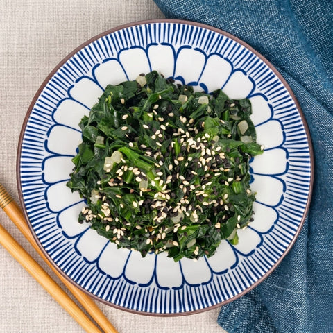 Espinacas salteadas