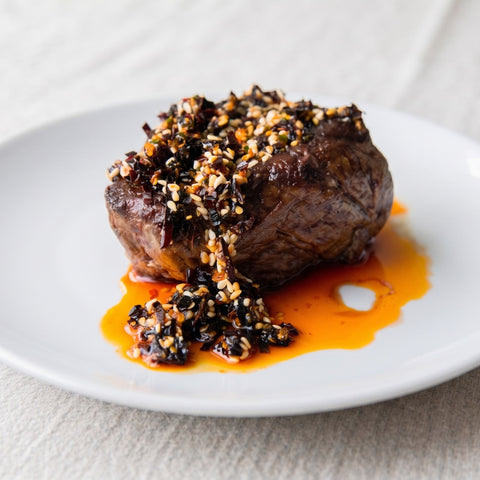 Filete de res a los tres chiles