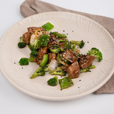 Filete de res teriyaki