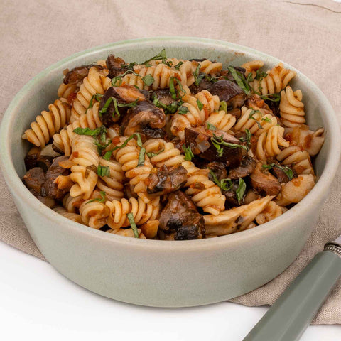 Fusilli con hongos