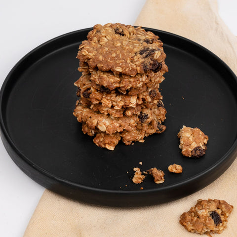 galletas horneadas de avena con frutos secos