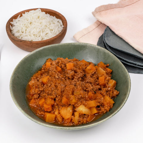 picadillo con arroz