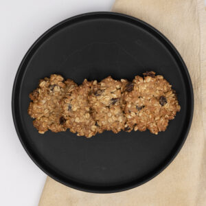 Galletas horneadas de avena con frutos secos