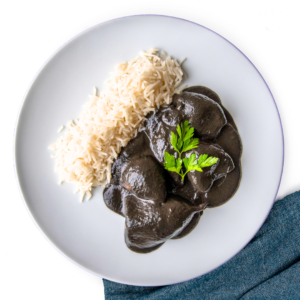 Chipirones en su tinta con arroz blanco 350g