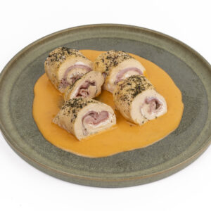 Rollo de pechuga de pollo relleno de jamón y queso 250g - Image 2