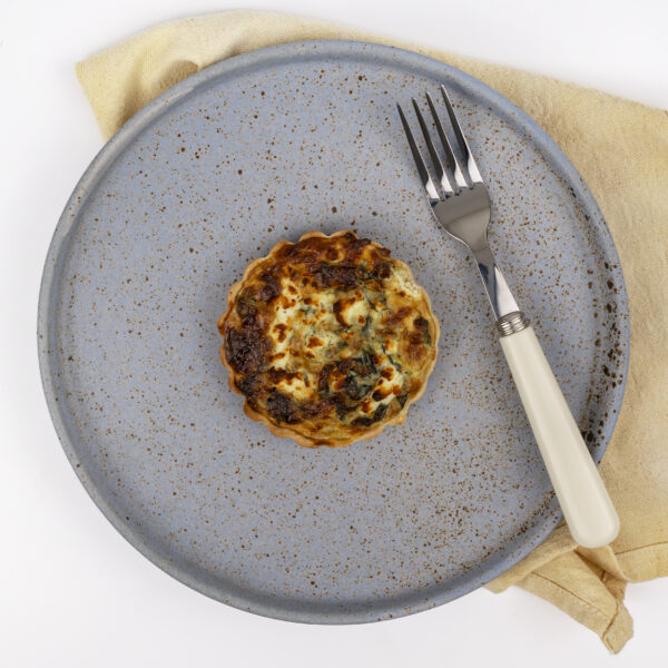 Quiché de espinacas con queso de cabra 110g